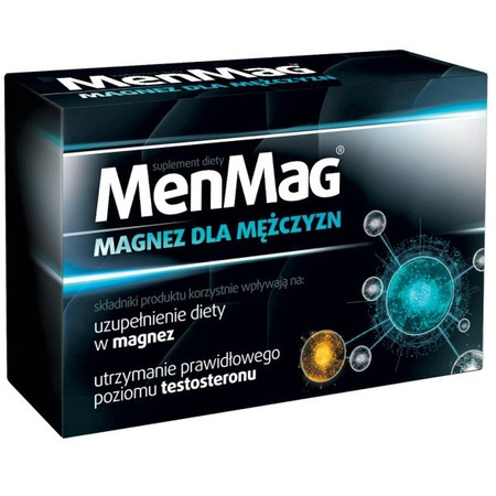 MENMAG MAGNEZ DLA MĘŻCZYZN 30 TABLETEK