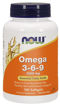 NOW FOODS OMEGA 3-6-9 100KAPSUŁEK