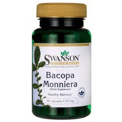 SWANSON BACOPA MONNIERA 50MG EXTRACT 90KAPSUŁEK