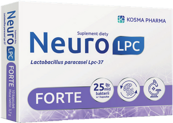 NeuroLPC Forte, psychobiotyk na dobry nastrój, 20 kapsułek