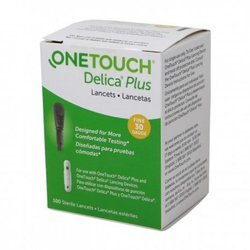 LANCETY ONE TOUCH DELICA PLUS, OSTRZA 100 SZTUK