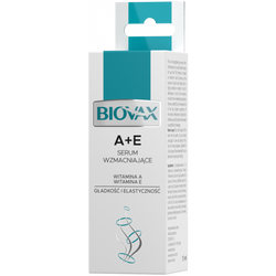 Biovax Serum wzmacniające do włosów z witaminami A+E, 15 ml