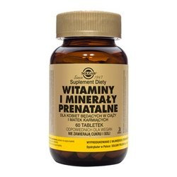 SOLGAR WITAMINY I MINERAŁY PRENATALNE 60TABLETEK