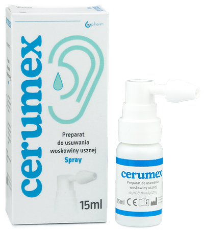 CERUMEX SPRAY DO USZU 15ML