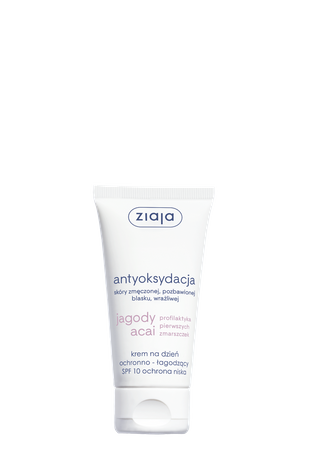 ZIAJA JAGODY ACAI KREM OCHRONNO-ŁAGODZĄCY 50ML