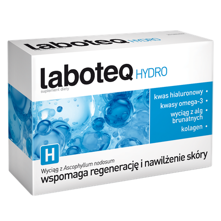 LABOTEQ HYDRO, na nawilżenie i regenerację skóry, 30TABLETEK