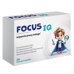 FOCUS IQ, na pamięć i koncentrację dla dzieci, 30KAPSUŁEK