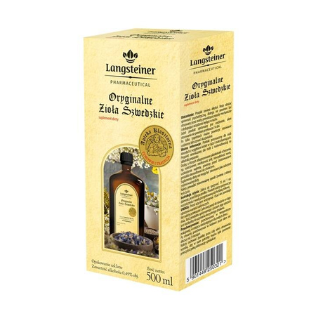 ORYGINALNE ZIOŁA SZWEDZKIE LANGSTEINER 500ML