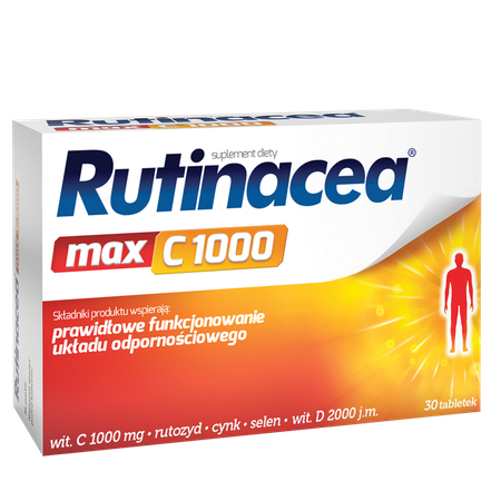 RUTINACEA MAX C 1000 30 TABLETEK