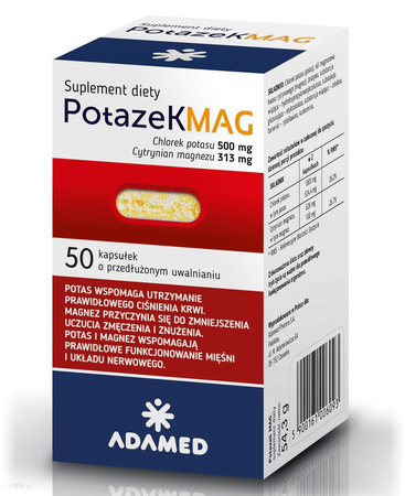 POTAZEK MAG 50 KAPSUŁEK O PRZEDŁUŻONYM UWALNIANIU