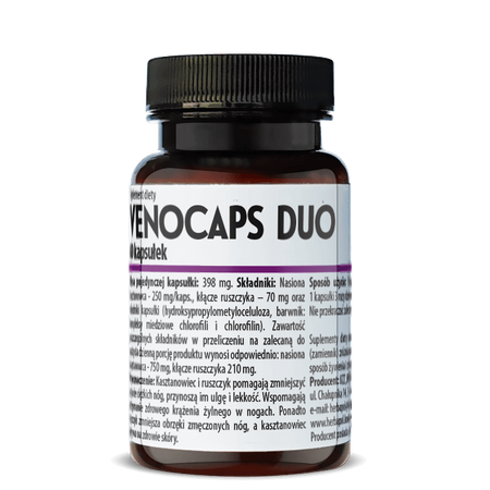 VENOCAPS DUO 60KAPSUŁEK (HERBAPOL KRAKÓW)