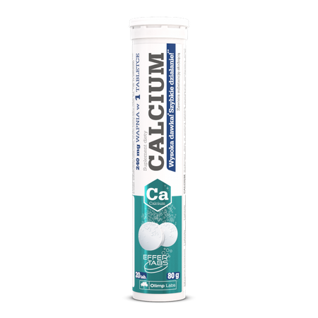 OLIMP CALCIUM SMAK CYTRYNOWY 20TABLETEK MUSUJĄCYCH