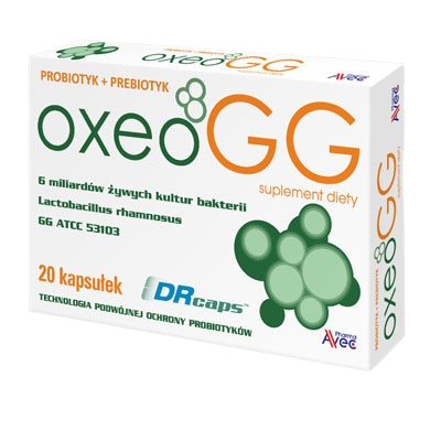 Oxeo GG, probiotyk, 20 kapsułek