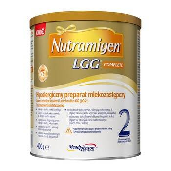 NUTRAMIGEN 2 LGG COMPLETE PREPARAT MLEKOZASTĘPCZY 400G