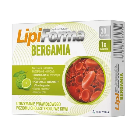 LIPIFORMA BERGAMIA 30KAPSUŁEK 