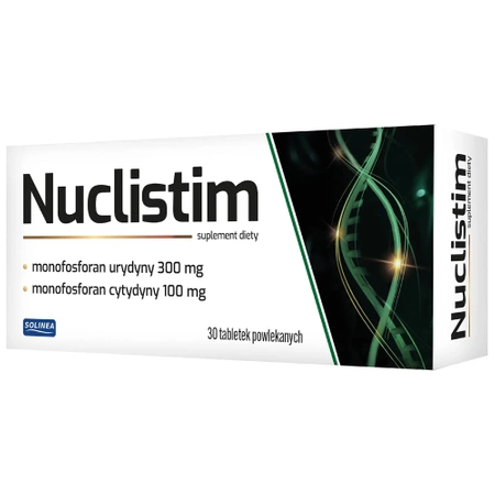NUCLISTIM, nukleotydy urydyna i cytydyna, na układ nerwowy, 30TABLETEK