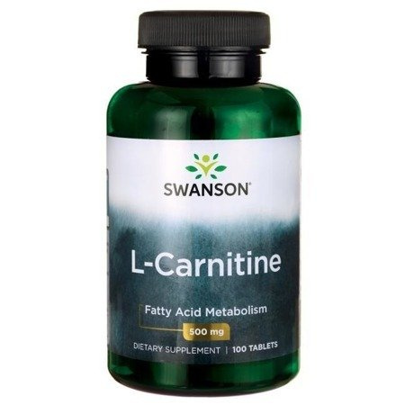 SWANSON L-KARNITYNA 500MG 100 TABLETEK