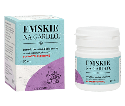 EMSKIE NA GARDŁO, SMAK PORZECZKOWY 30PASTYLEK