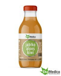 EKAMEDICA SOK JABŁKO, ALOES, KIWI 300ML