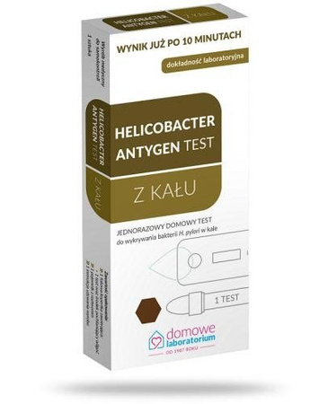 TEST HELICOBACTER ANTYGEN, z kału, 1SZTUKA