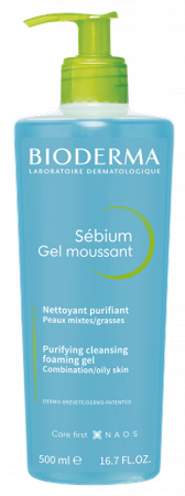 BIODERMA SEBIUM ŻEL DO MYCIA TWARZY 500ML