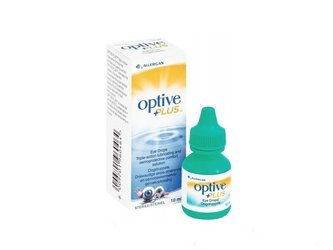 OPTIVE PLUS NAWILŻAJĄCE KROPLE DO OCZU 10ML