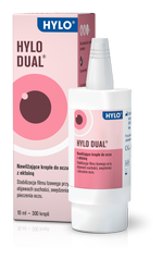 Hylo Dual, krople do oczu z ektoiną, 10 ml