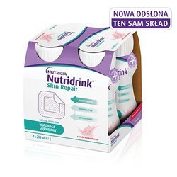 NUTRIDRINK SKIN REPAIR, TRUSKAWKOWY 4 X 200ML