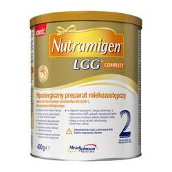 Nutramigen 2 LGG Complete, preparat mlekozastępczy, 400 g