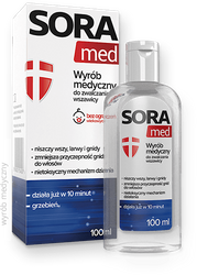 SORA med, płyn do zwalczania wszawicy, 100 ml