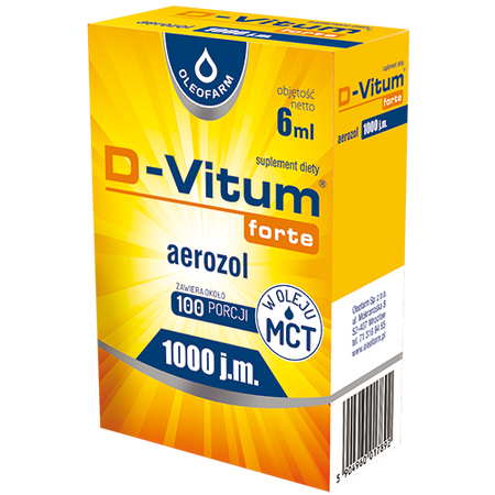 D-VITUM FORTE 1000 J.M. AEROZOL 6ML