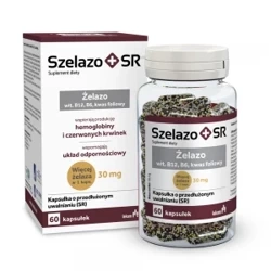 Szelazo + SR, żelazo, 60 kapsułek