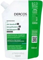 VICHY DERCOS SZAMPON PRZECIWŁUPIEŻOWY, WŁOSY TŁUSTE 500ML (WKŁAD)