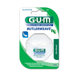 SUNSTAR GUM BUTLERWEAVE NIĆ DENT. Z MIĘTĄ 55M