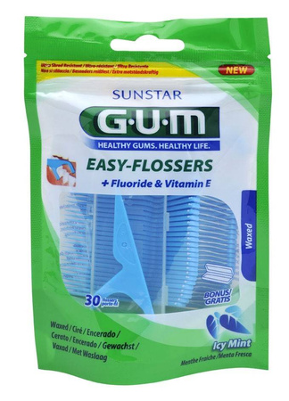 SUNSTAR EASY-FLOSSERS NITKO-WYKAŁACZKI 30SZTUK 890