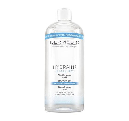 DERMEDIC HYDRAIN 3 HIALURO PŁYN MICELARNY 500ML