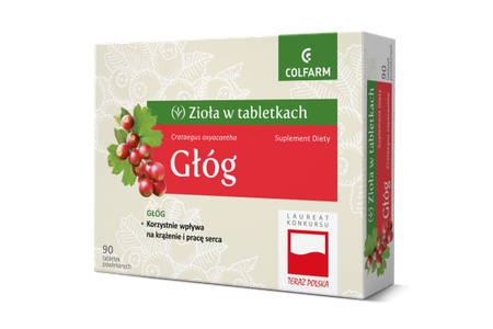 COLFARM GŁÓG 90 TABLETEK
