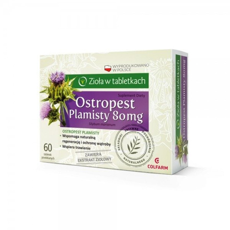 COLFARM OSTROPEST PLAMISTY 80MG 60 TABLETEK