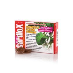 Gardlox bez cukru, smak wiśnia i cytryna, pastylki do ssania, 16 sztuk