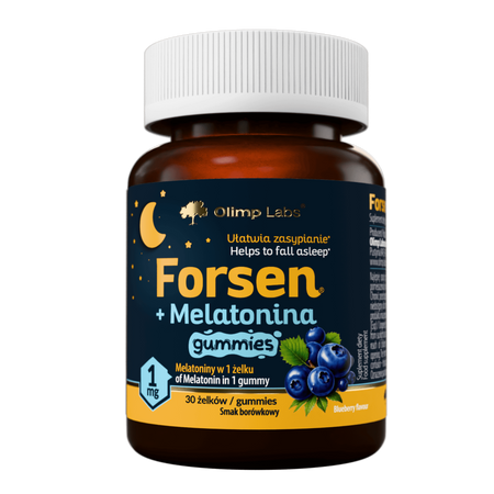 Olimp Forsen + Melatonina Gummies, żelki, 30 sztuk