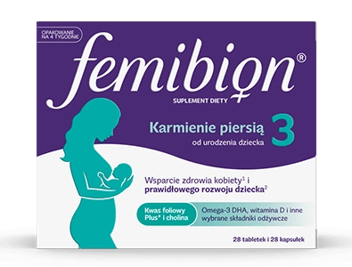 FEMIBION 3 KARMIENIE PIERSIĄ 28TABLETEK+28KAPSUŁEK