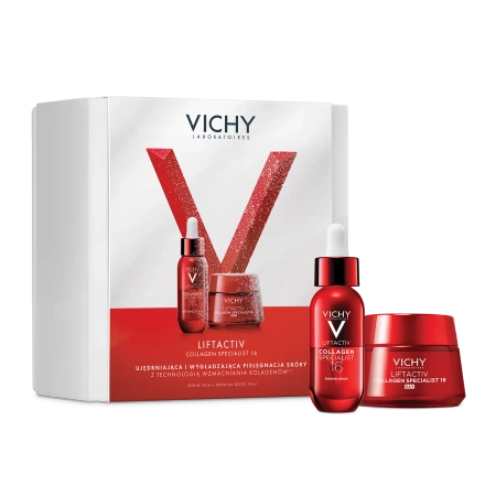 Zestaw Vichy Liftactiv Collagen Specialist 16, krem na dzień + serum