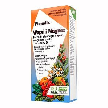 Floradix Wapń i Magnez płyn 250 ml 