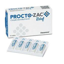 Procto-Zac Relief czopki 10 sztuk 