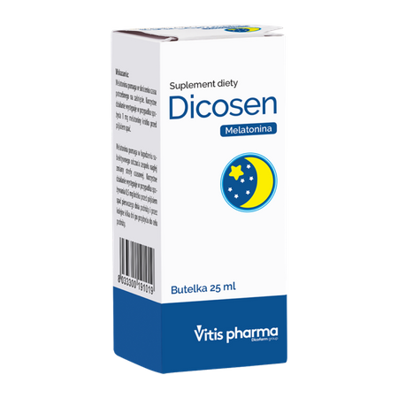 DICOSEN, melatonina, KROPLE 25ML