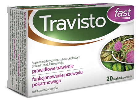 Travisto Fast, tabletki do ssania, 20 sztuk