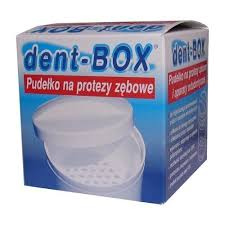 DENTBOX PUDEŁKO NA PROTEZY ZĘBOWE 1SZTUKA