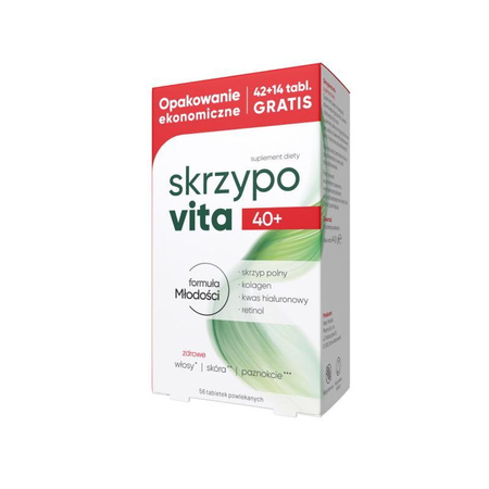 Skrzypovita 40+, 42 tabletki + 14 tabletek gratis