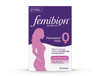  Femibion 0, Planowanie ciąży, Kwas foliowy Plus, 28 tabletek