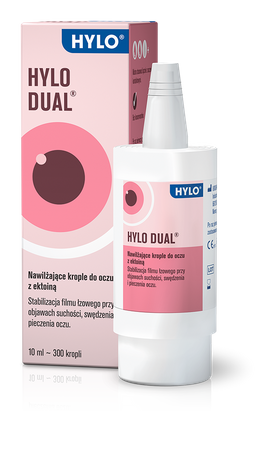 Hylo Dual, krople do oczu z ektoiną, 10 ml